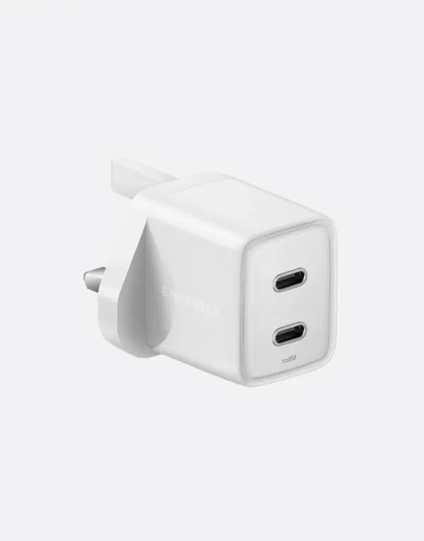 ENERGEA AMPCHARGE GAN40 PLUS 40W Dual USB-C Port PD/PPS GaN Wall Charger