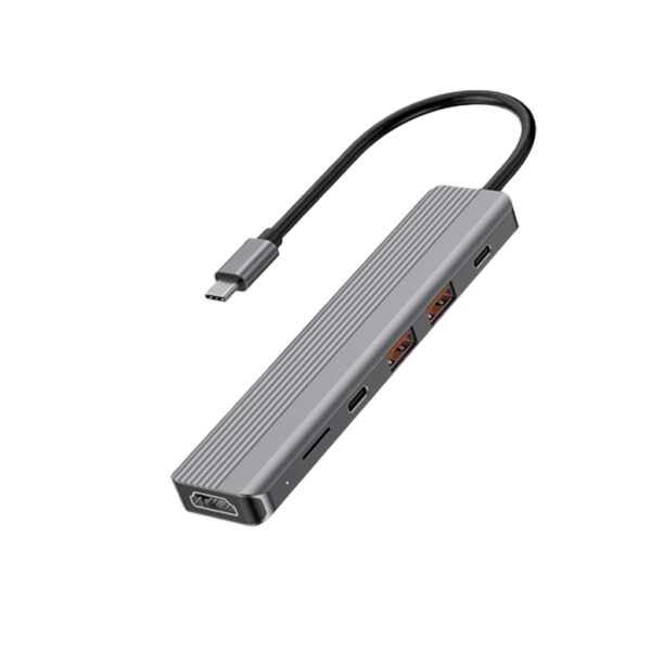 POWEROLOGY 6in1 SLIM 4K HDMI USB-C HUB 10Gbps Data Transfer