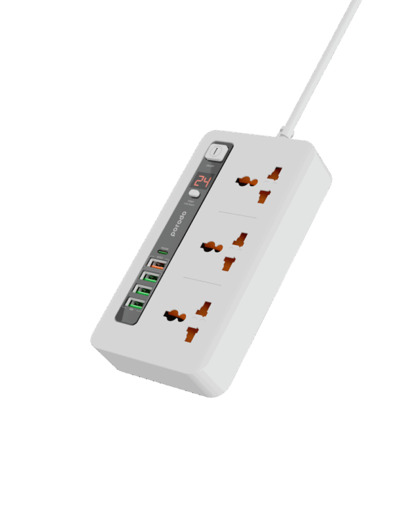 Porodo Multi-Port Power HUB 4 USB-A/USB-C Ultimate Home & Office Kit 2M