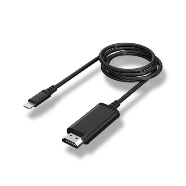 PORODO Lightning to HDMI Cable FULL HD RESOLUTION - 2 Meter Length