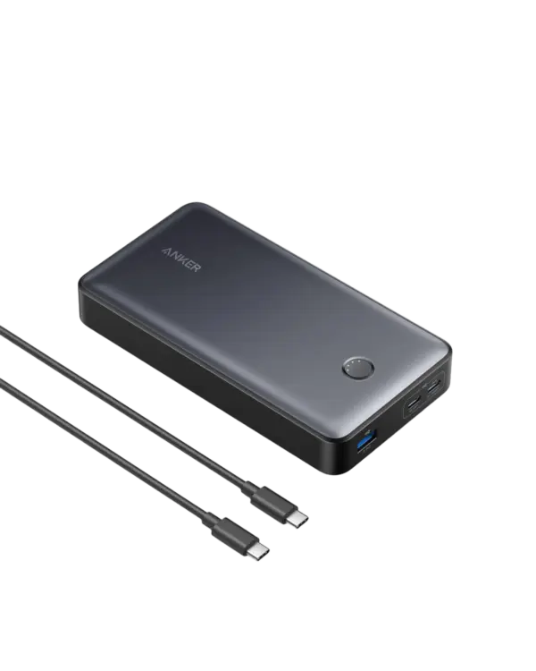 ANKER 537 POWER BANK ( POWERCORE 24K FOR LAPTOP 65W | Compatible with: Phones, Tablets, and Laptops