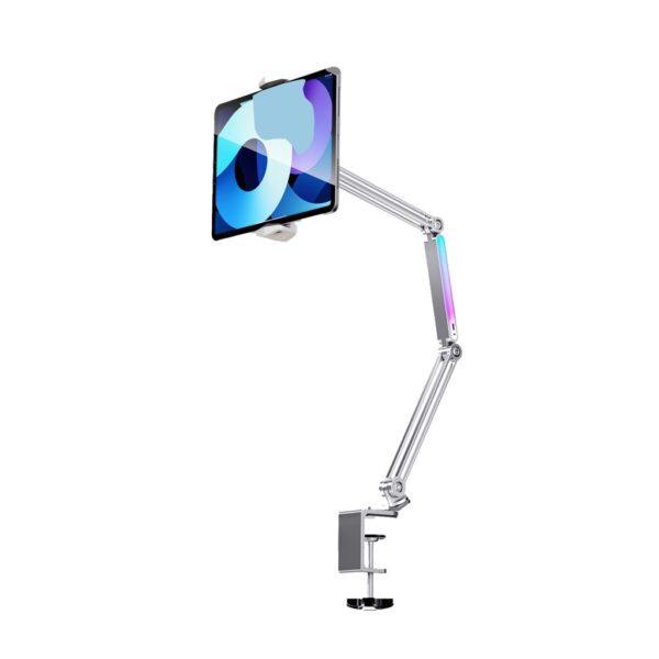 PORODO MULTI-JOINT ALUMINUM DESK MOUNT | ADJUSTABLE CLAMP | PHONE & TABLET