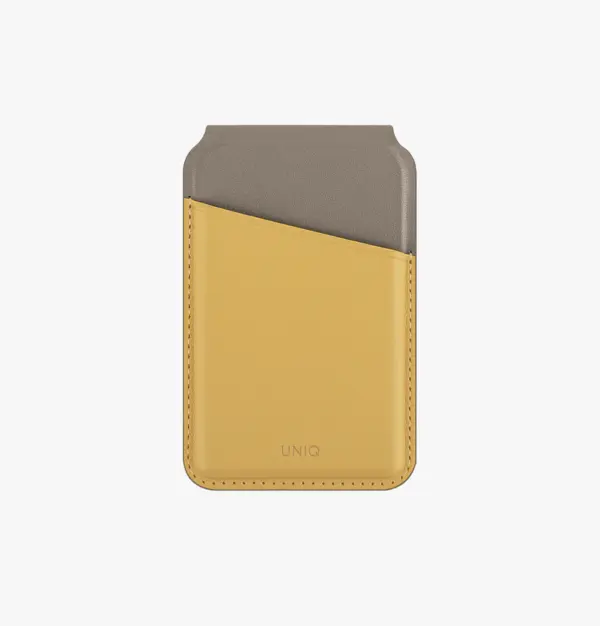UNIQ (DUO SERIES) Lyden Vegan Leather Card Holder With Integrated Stand | MAGNETIC FOLDING STAND