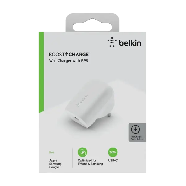 BELKIN BOOST CHARGE WALL CHARGER PPS 30W