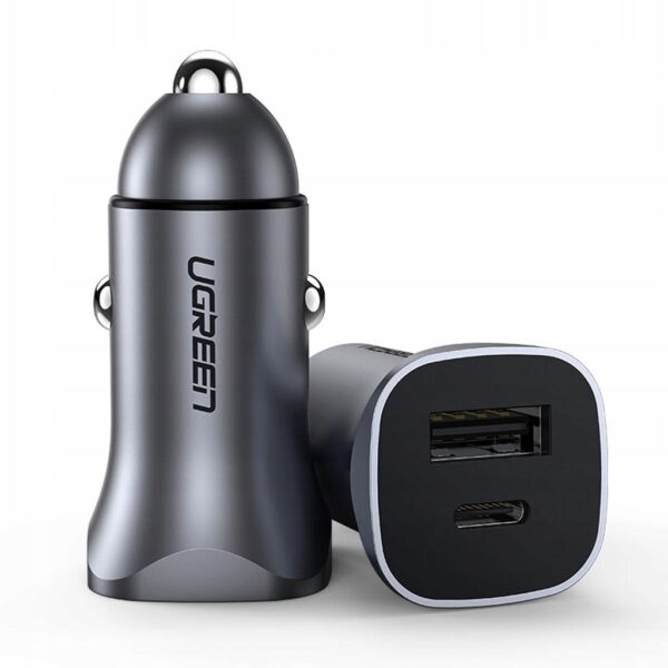 UGREEN 2-PORT FAST CAR CHARGER 30W