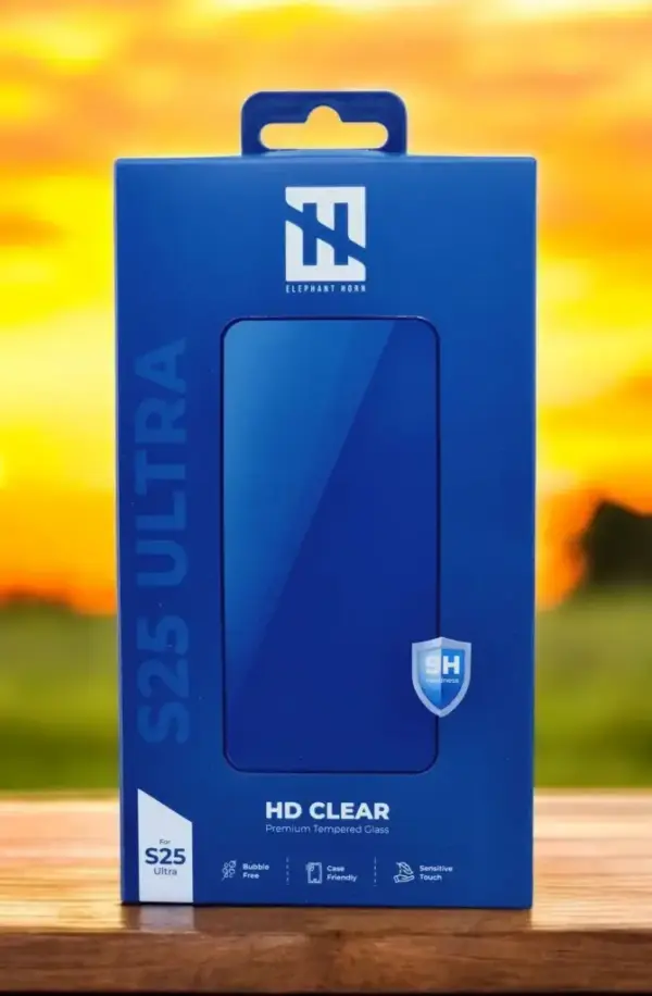 ELEPHANT HORN HD CLEAR PREMIMUM TEMPERED GLASS