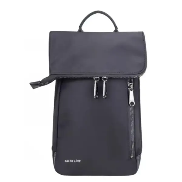 GREEN TRAVEL BAG BLACK GNMLANBGBK