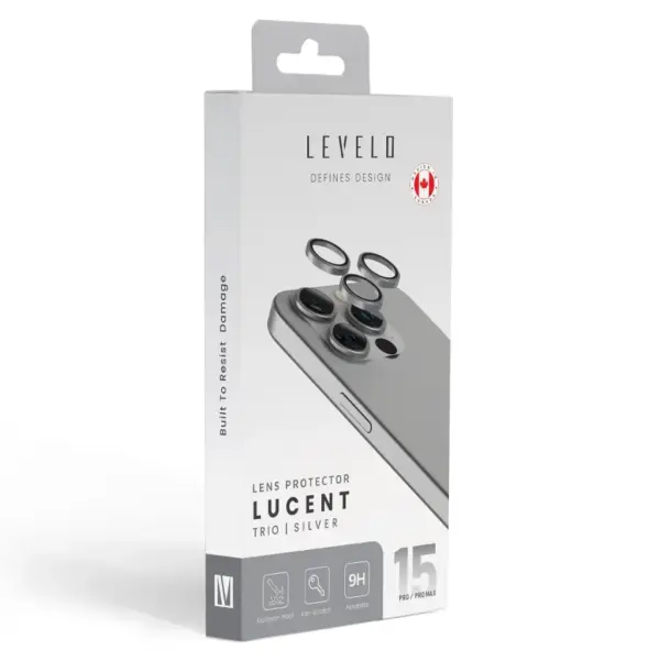 LEVELO CAMERA LENS IPHONE 14 PRO MAX, SILVER