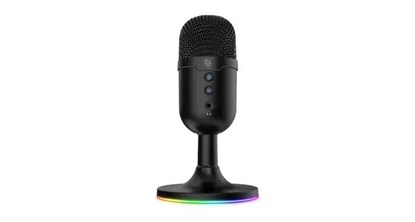 PORODO GAMING OMNI DIRECTIONAL USB MICROPHONE - BLACK
