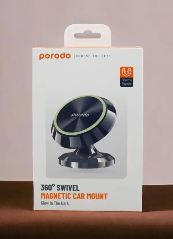 PORODO 360 SWIVEL MAGNETIC CAR MOUNT