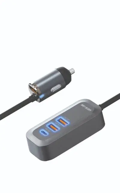 GREEN TRIPLE QC & PD CAR CHARGER 100W