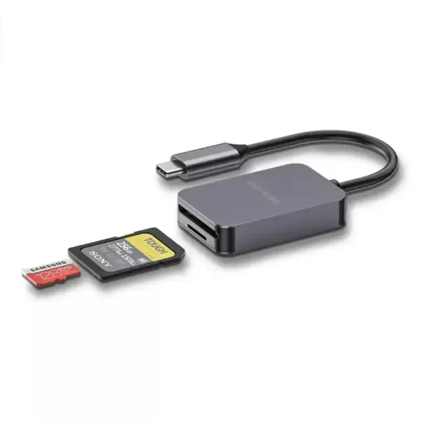 PORODO 2IN1 USB-C CARD READER