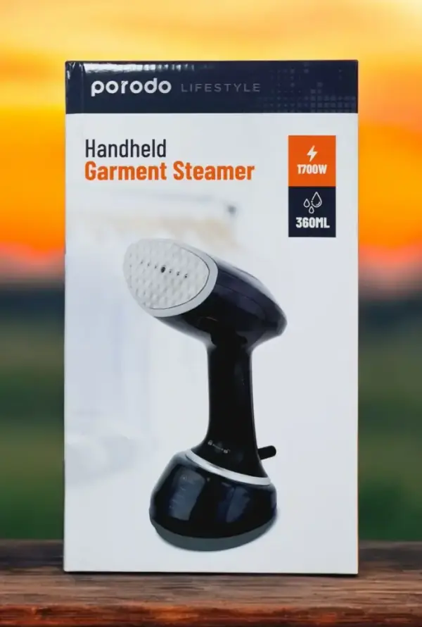 PORODO HANDHELD GARMENT STEAMER 1700W 360ML